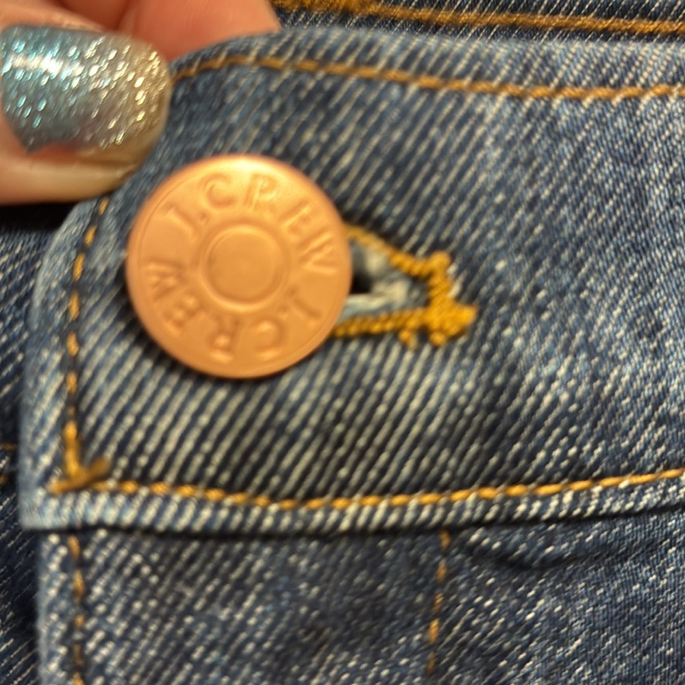 J. Crew Blue Denim Wide-Leg Pants NWT - Picture 4 of 13